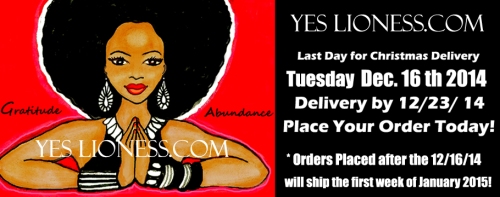www.yeslioness.com holiday banner