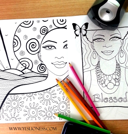 The Empowered Goddess Coloring Book by WWW.YESLIONESS.COM 1